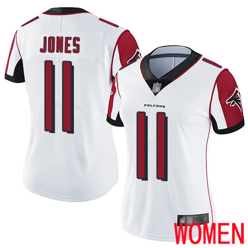 Atlanta Falcons Limited White Women Julio Jones Road Jersey NFL Football 11 Vapor Untouchable